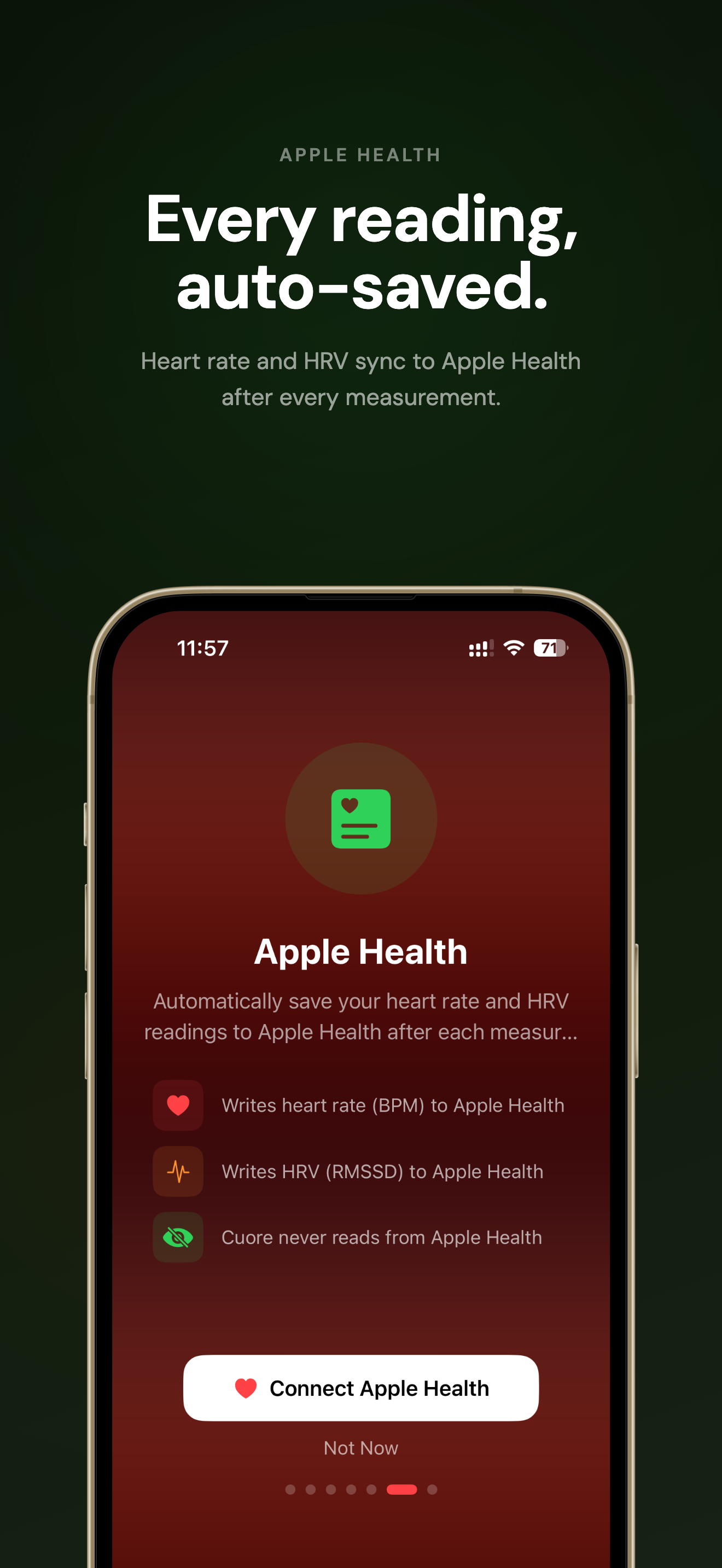 Apple Health integration